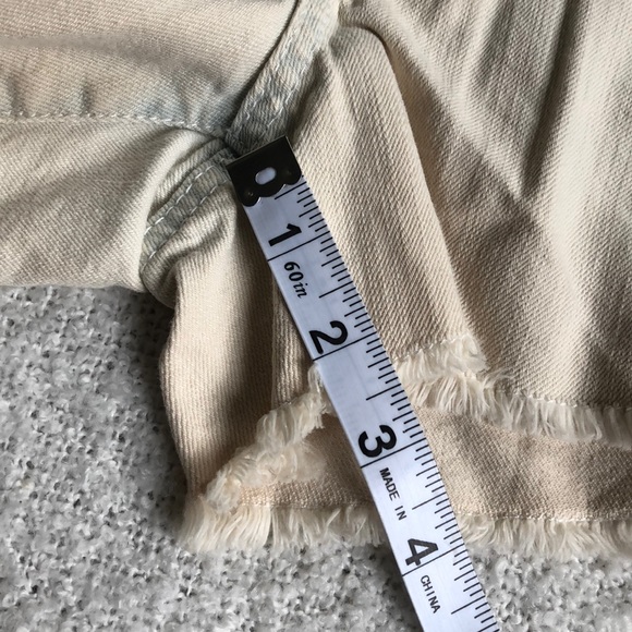 YMI Acid Wash Distressed Denim short Shorts Jrs 13 - Picture 4 of 9